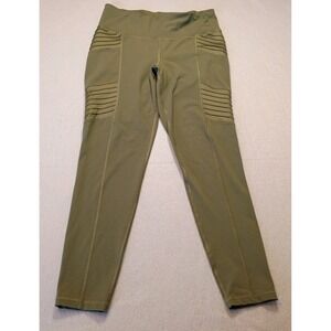 Old Navy Active Go-Dry‎ Leggings Womens XL Tall High Rise Green Athletic Gym Run